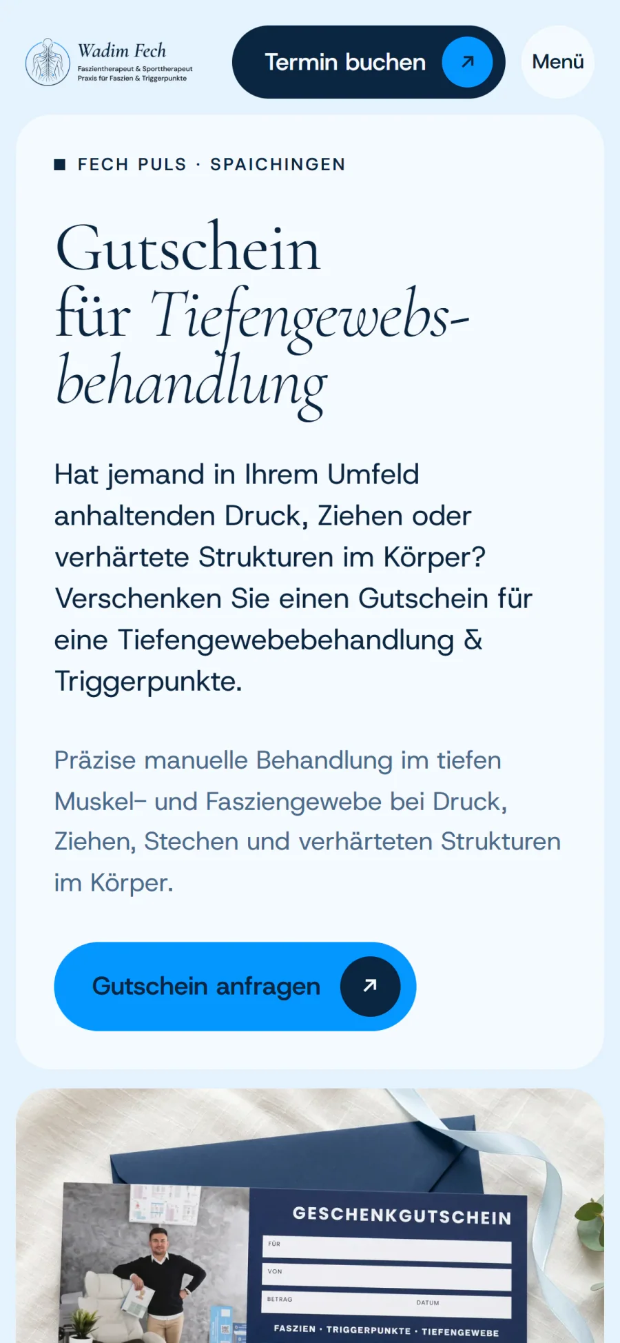 Mobile Ansicht: Gutschein