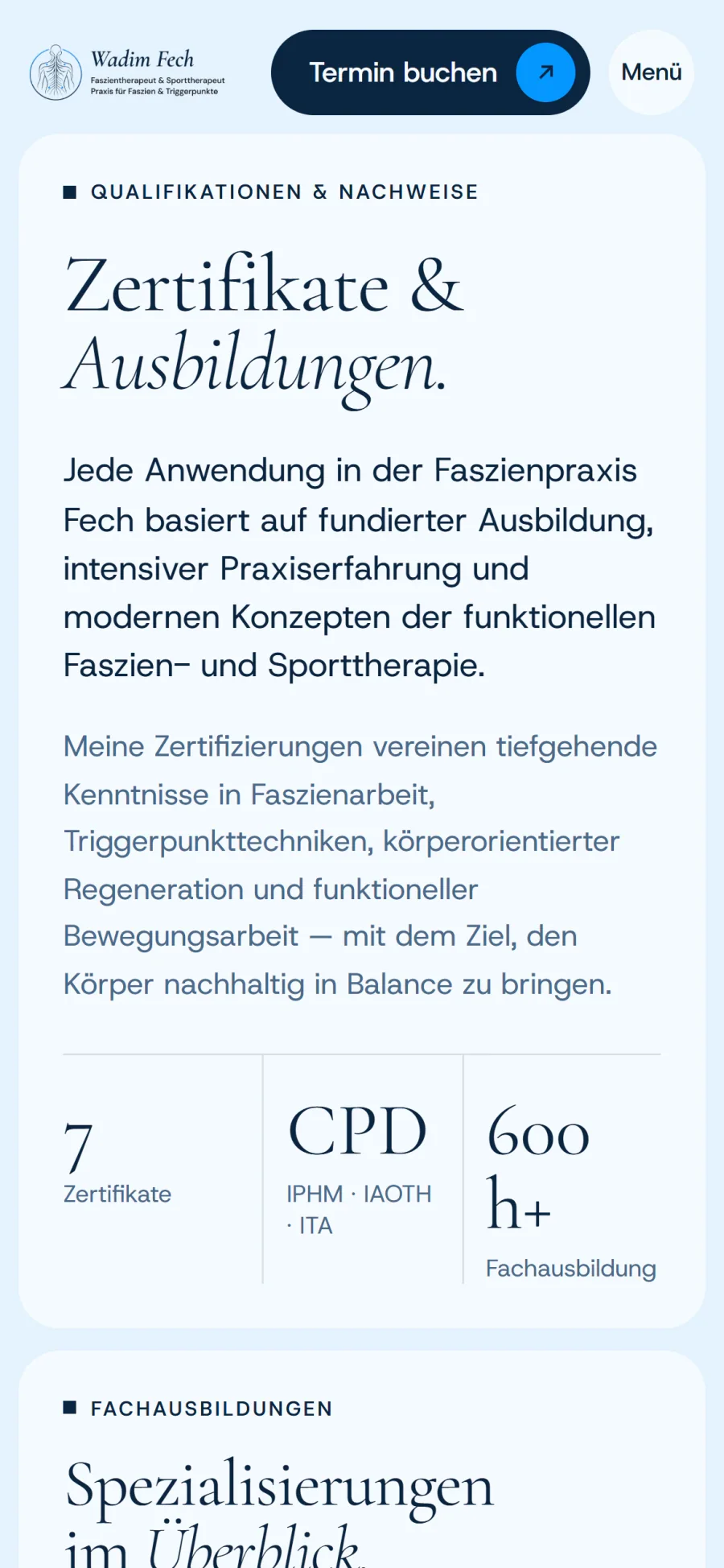 Mobile Ansicht: Zertifikate