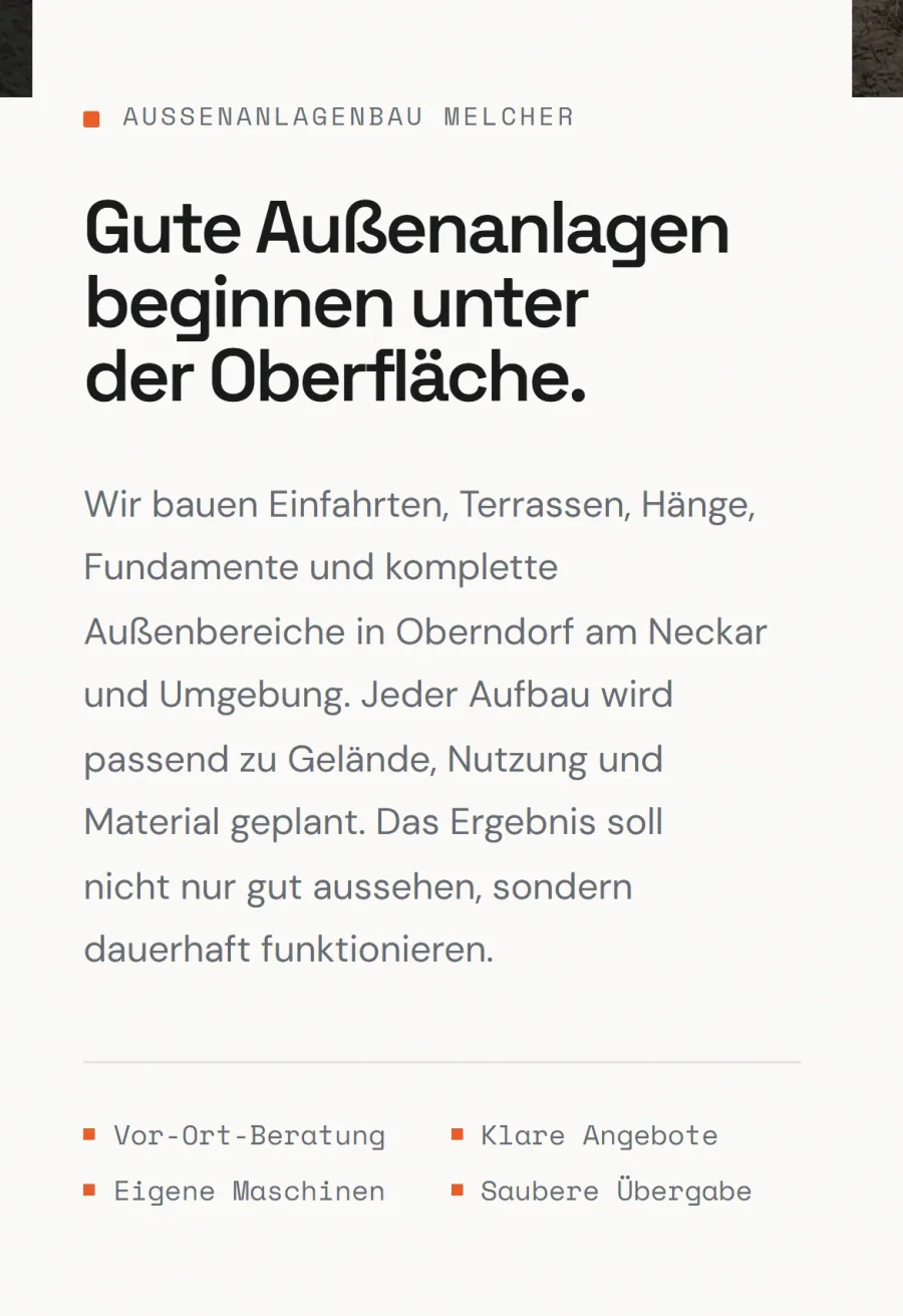 Mobile Ansicht: Einstieg