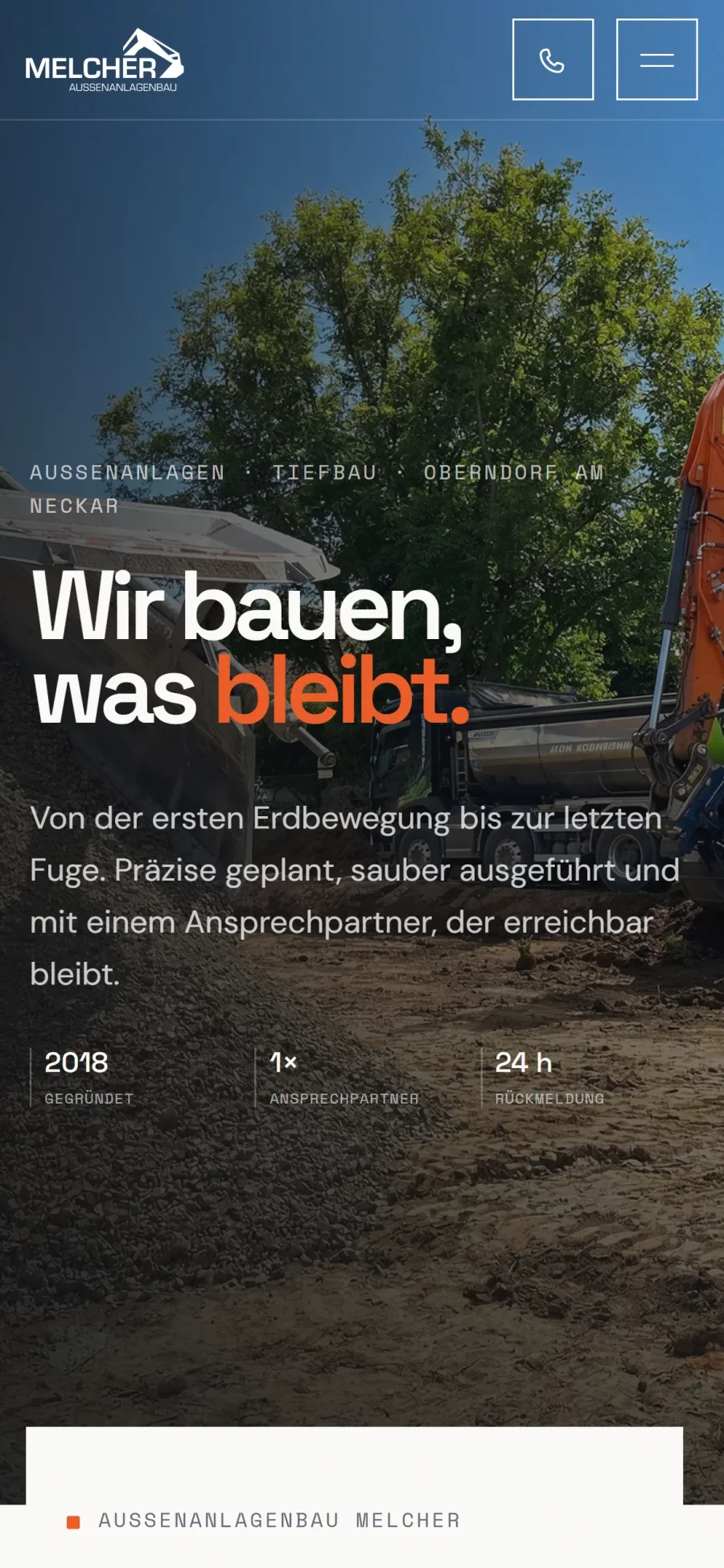 Mobile Ansicht: Start
