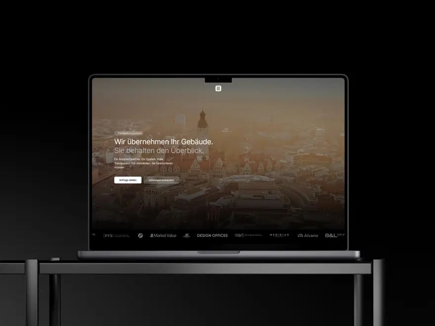 VESA-Webauftritt auf einem Laptop